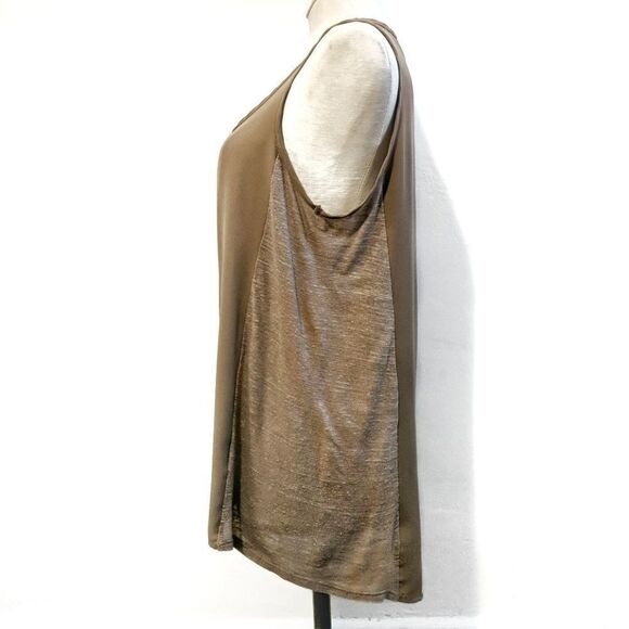 3/$15 • Pleione | Mixed Media Chiffon Tank XS - Picture 4 of 8